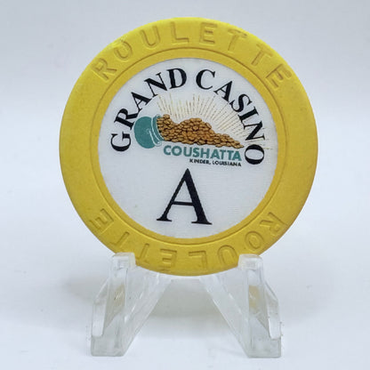 Grand Casino Coushatta Kinder Louisiana Series 3 Roulette Casino Chip