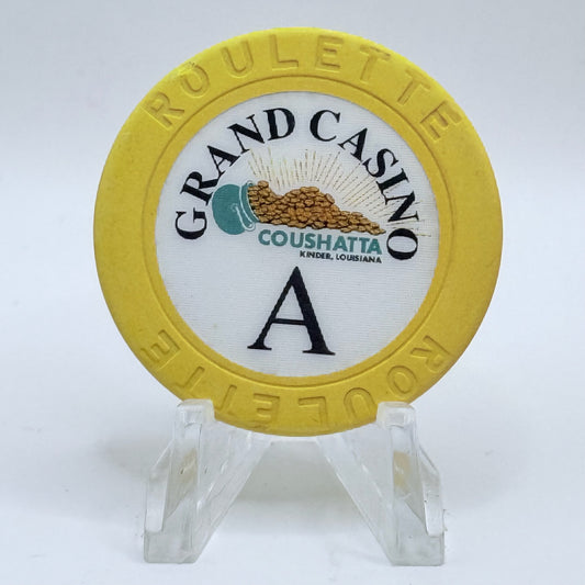 Grand Casino Coushatta Kinder Louisiana Series 3 Roulette Casino Chip