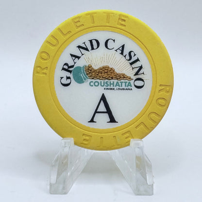 Grand Casino Coushatta Kinder Louisiana Series 3 Roulette Casino Chip