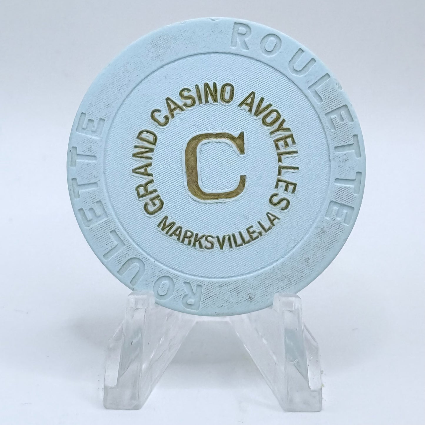 Grand Casino Avoyelles Marksville Louisiana Series 5 Roulette Casino Chip