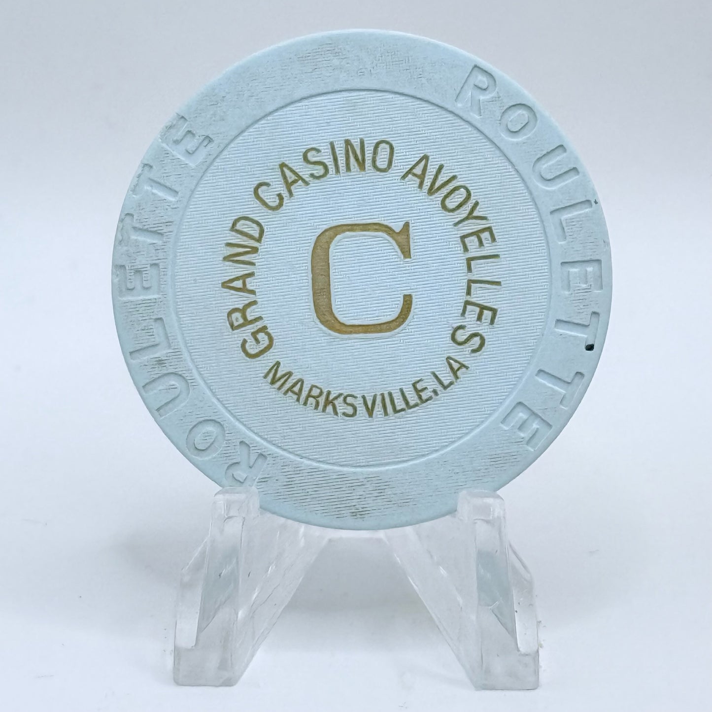 Grand Casino Avoyelles Marksville Louisiana Series 5 Roulette Casino Chip