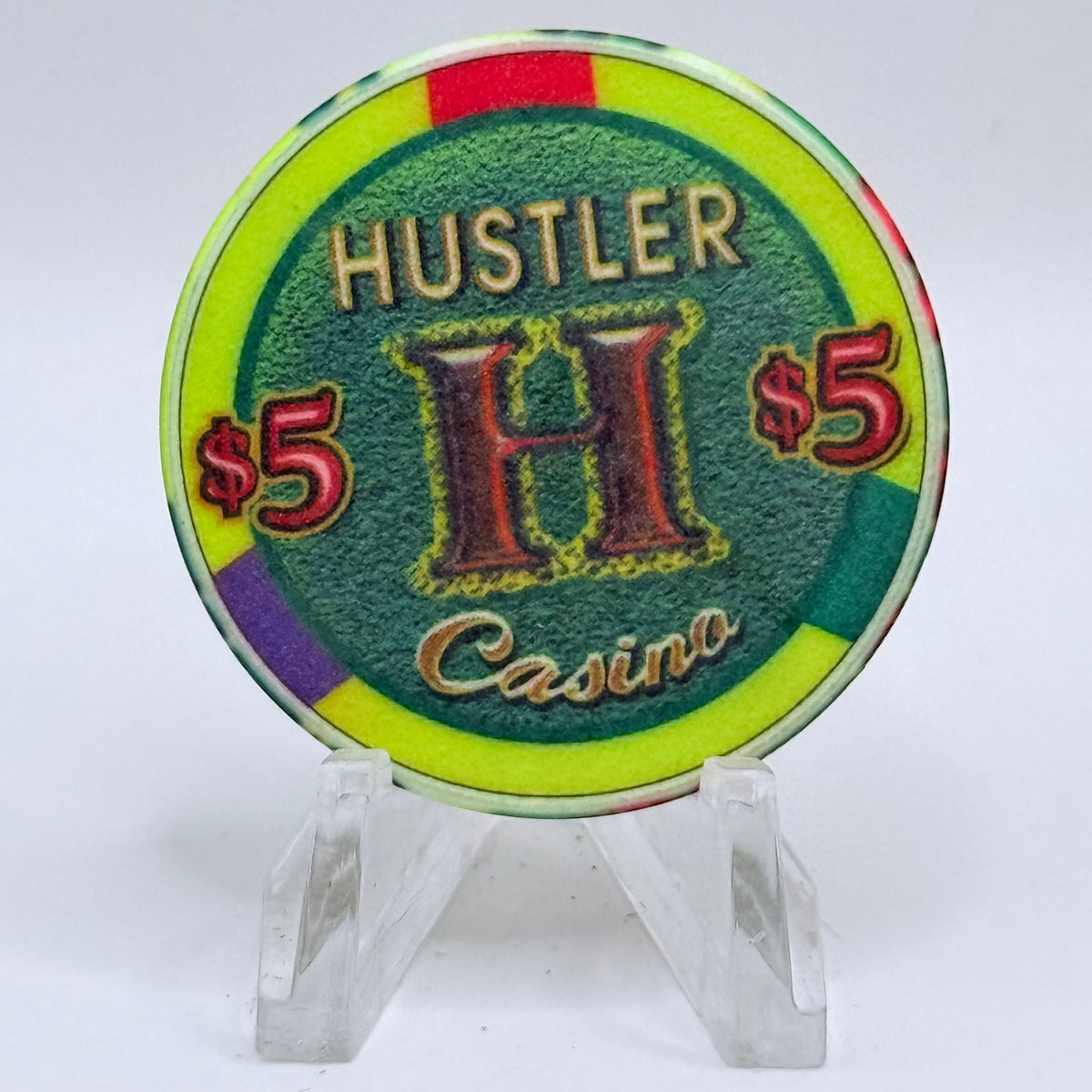 Hustler Casino Gardena California 'Year Of The Horse' LE $5 Casino Chip