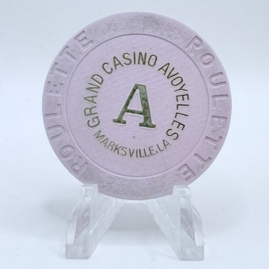 Grand Casino Avoyelles Marksville Louisiana Series 3 Roulette Casino Chip
