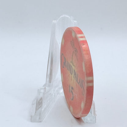 Grand Palais Lake Charles Louisiana 1996 LE $5 Casino Chip