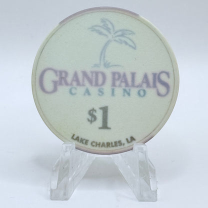 Grand Palais Lake Charles Louisiana 1996 $1 Casino Chip