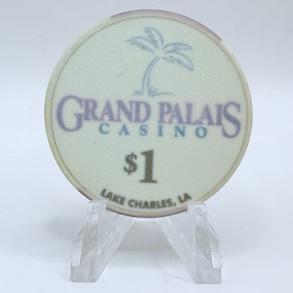 Grand Palais Lake Charles Louisiana 1996 $1 Casino Chip