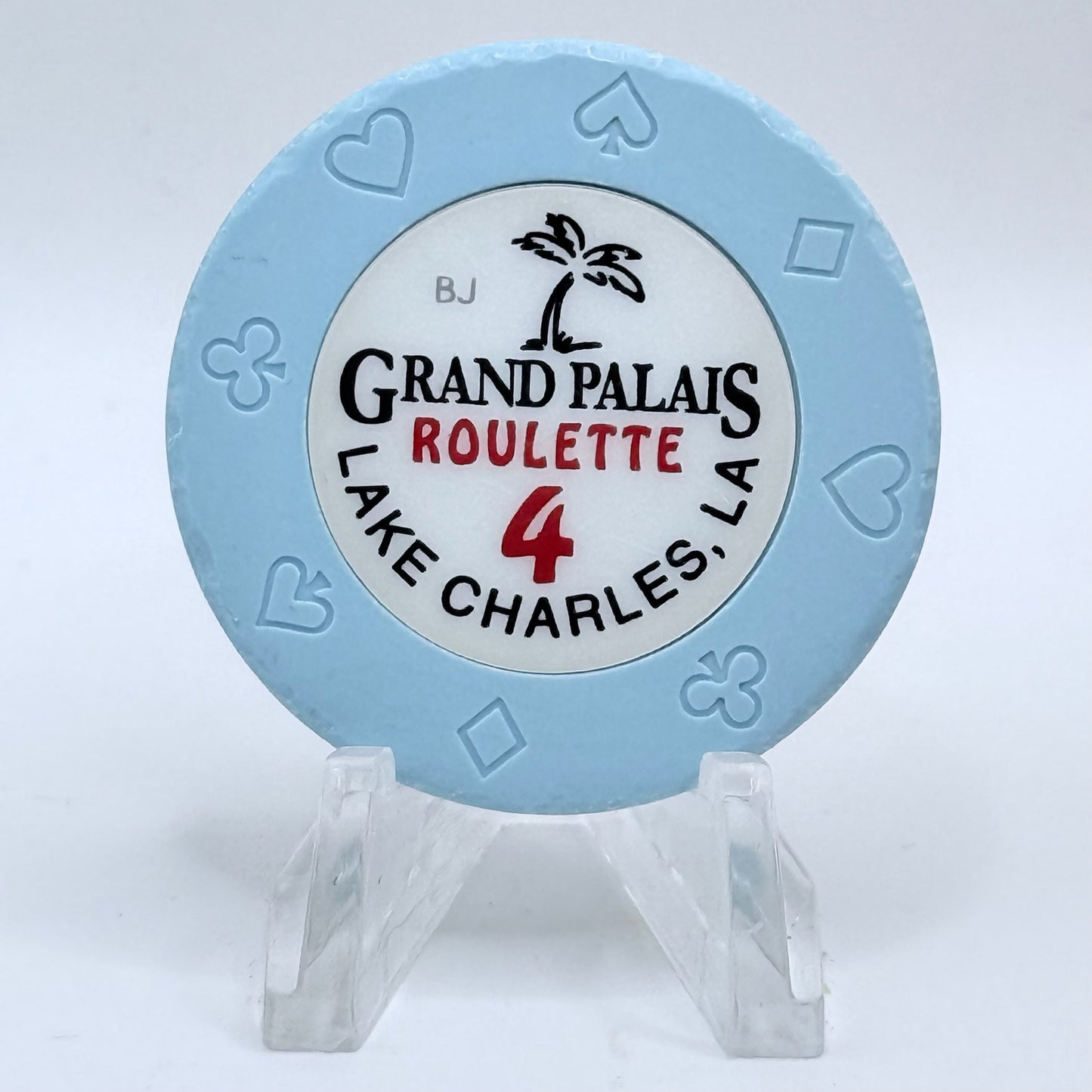 Grand Palais Lake Charles Louisiana 1996 Series 104 Roulette Casino Chip