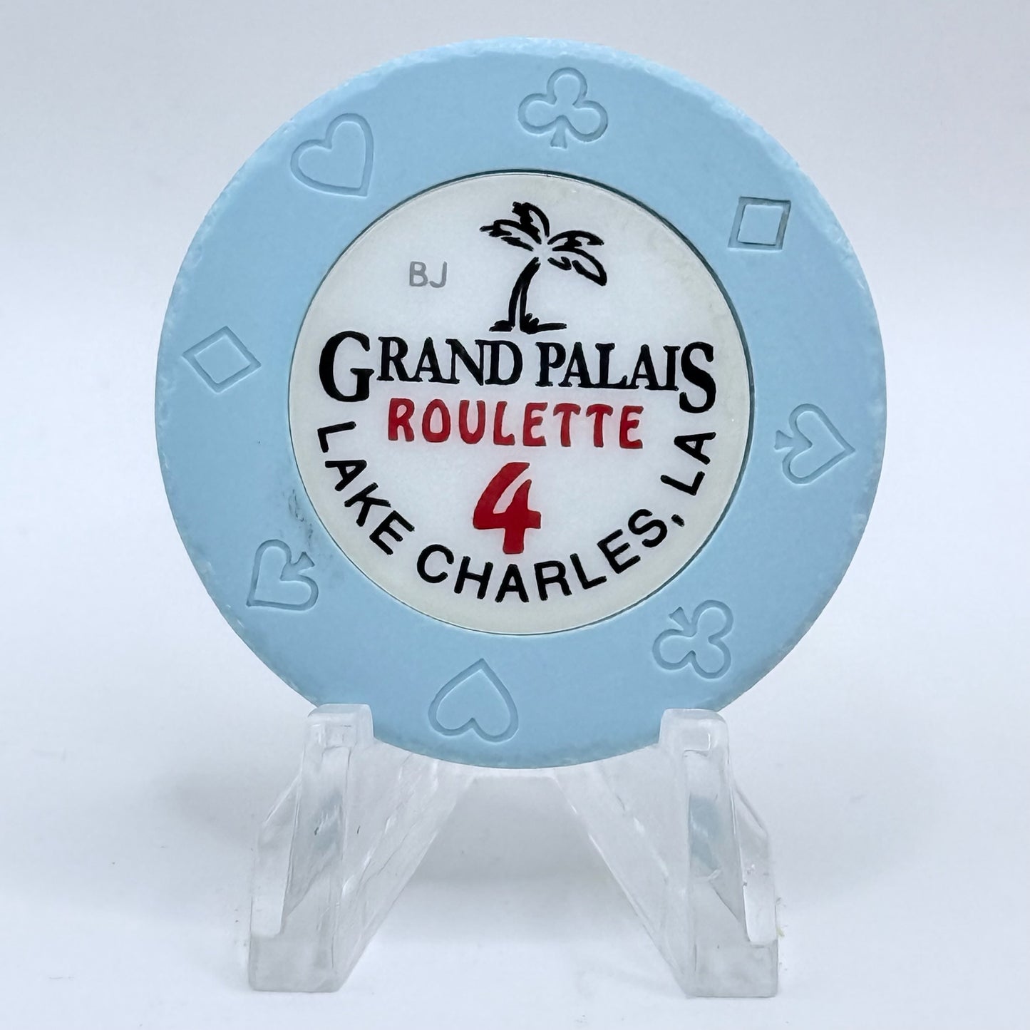 Grand Palais Lake Charles Louisiana 1996 Series 104 Roulette Casino Chip