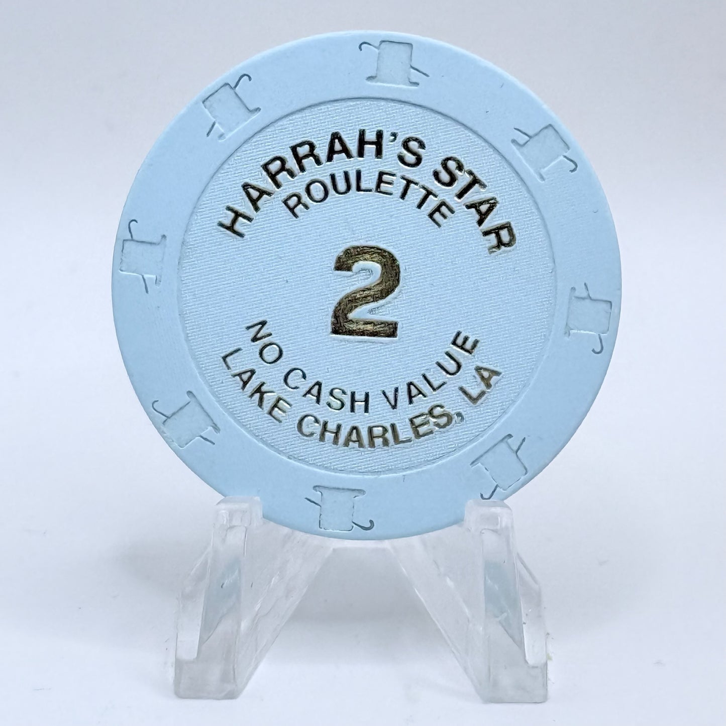 Harrah's Star Lake Charles Louisiana Series 102 Roulette Casino Chip