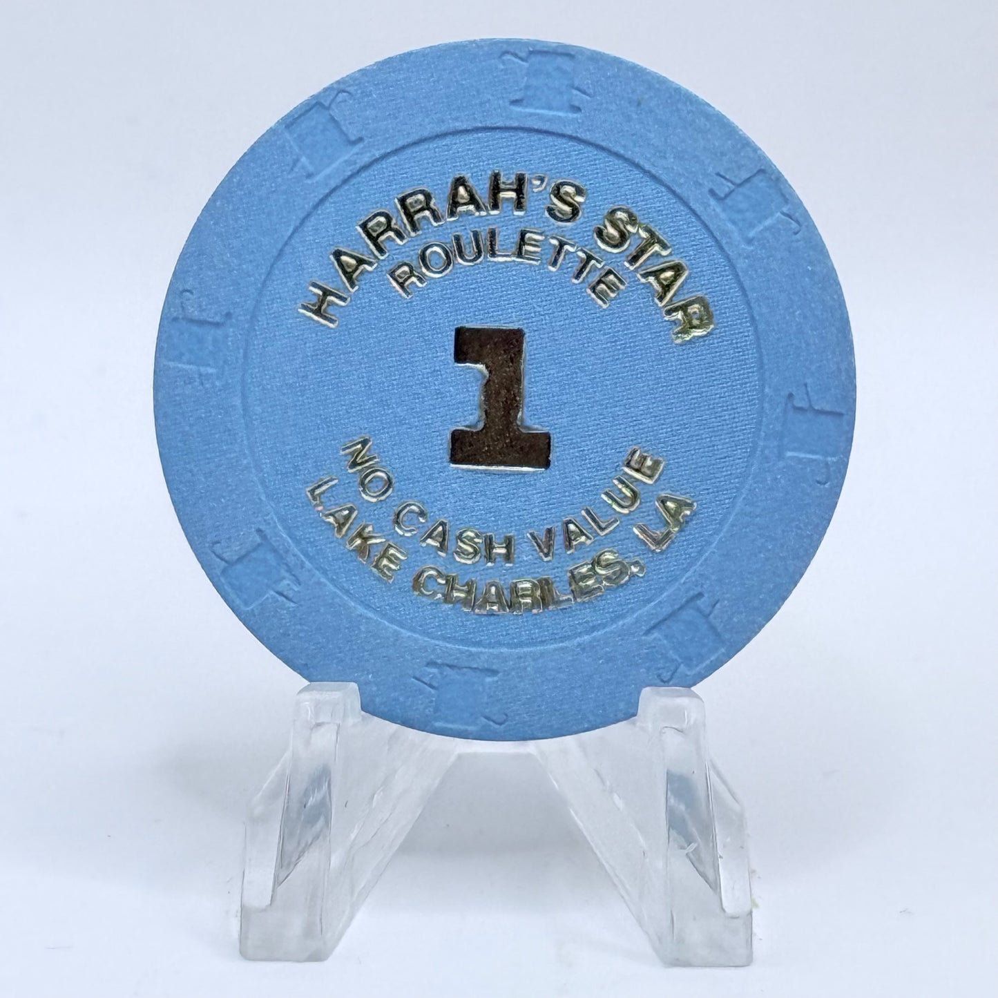 Harrah's Star Lake Charles Louisiana Series 101 Roulette Casino Chip