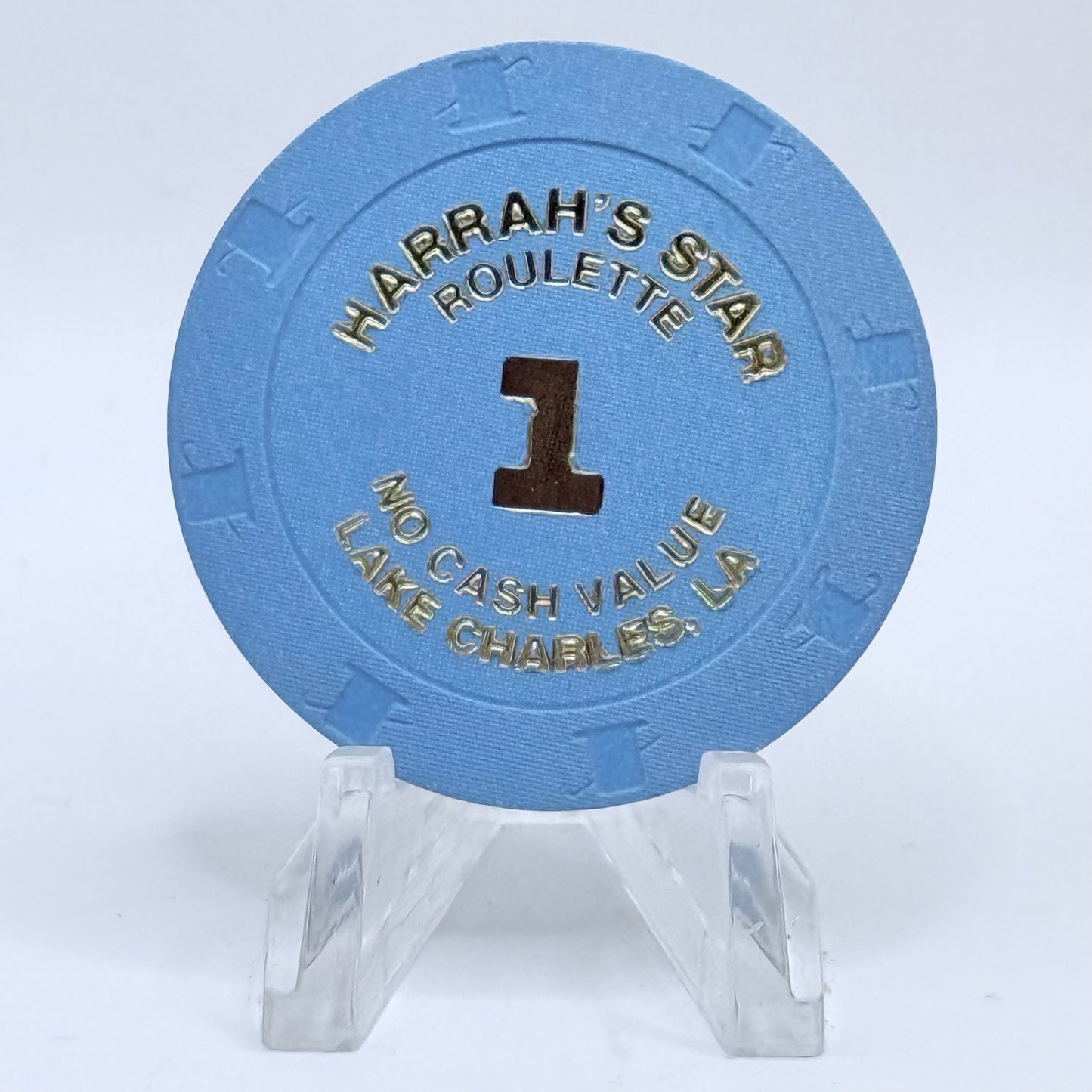 Harrah's Star Lake Charles Louisiana Series 101 Roulette Casino Chip