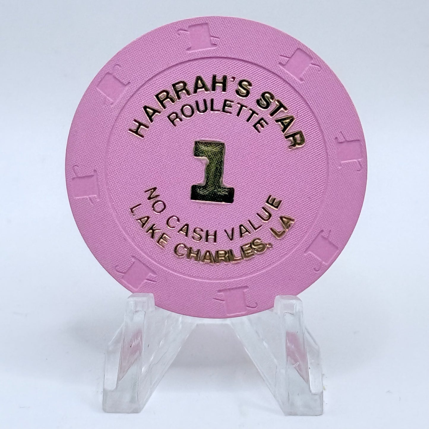 Harrah's Star Lake Charles Louisiana Series 101 Roulette Casino Chip