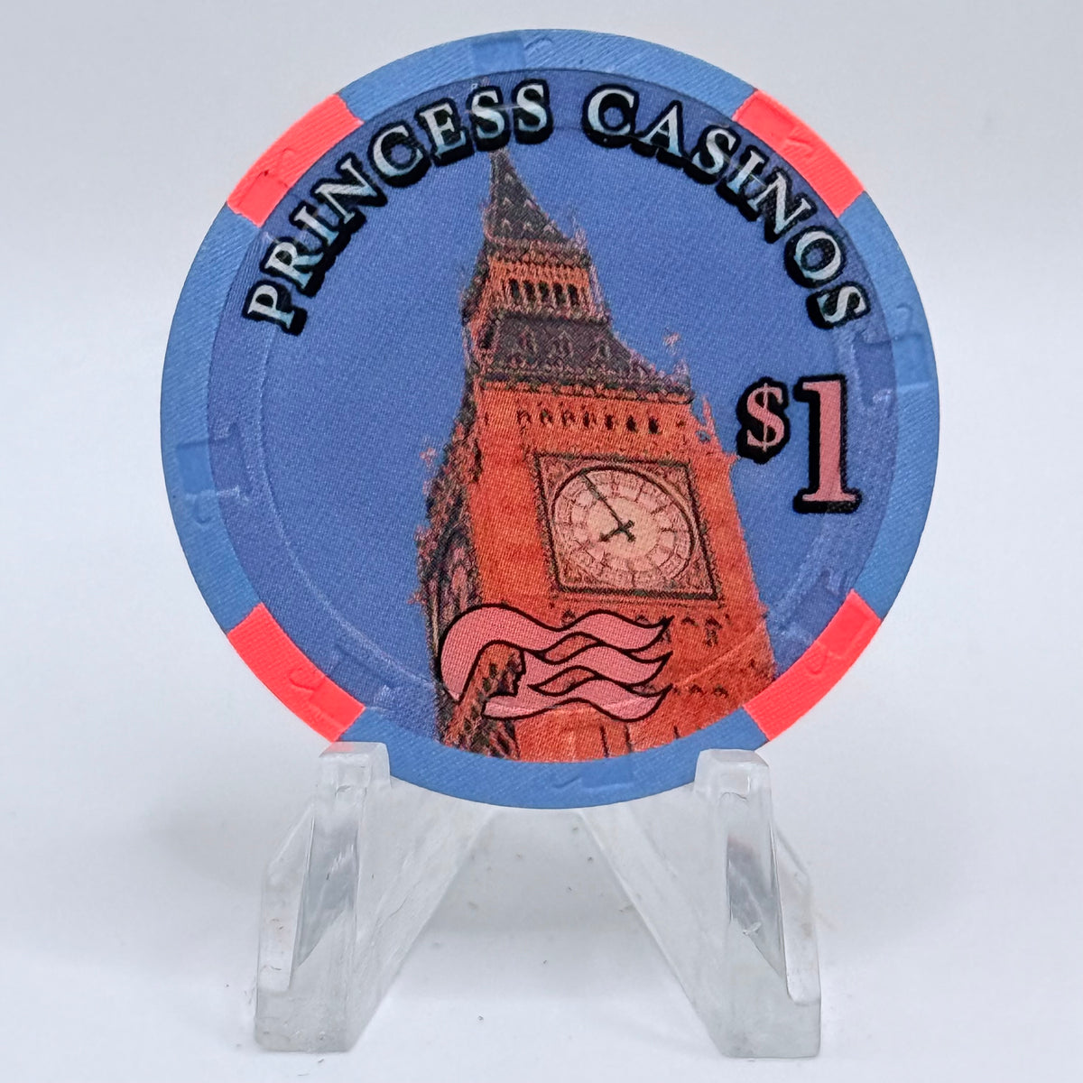 Coral Princess Princess Cruises Wet Chips $1 Casino Chip