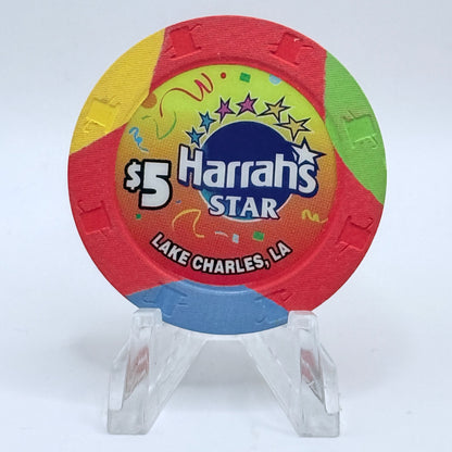 Harrah's Star Lake Charles Louisiana 2000 'Grand Opening' LE $5 Casino Chip