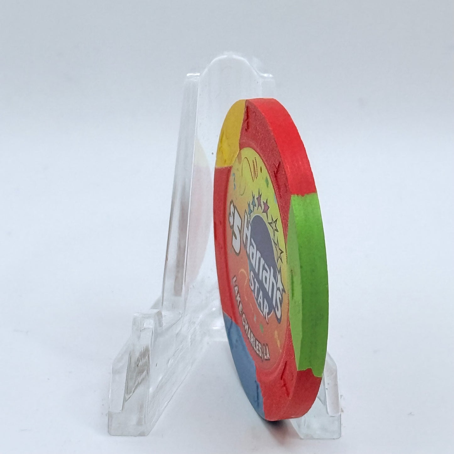 Harrah's Star Lake Charles Louisiana 2000 'Grand Opening' LE $5 Casino Chip