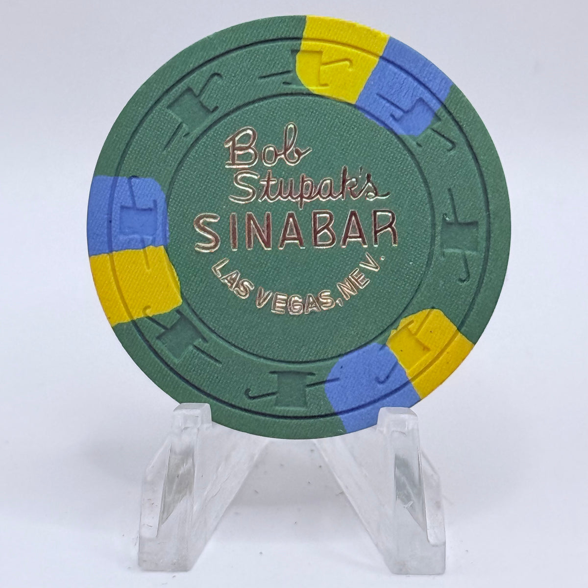 Bob Stupak Sinabar Las Vegas Nevada 1974 $25 Casino Chip N2417