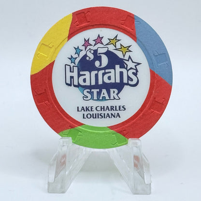 Harrah's Star Lake Charles Louisiana 2000 $5 Casino Chip