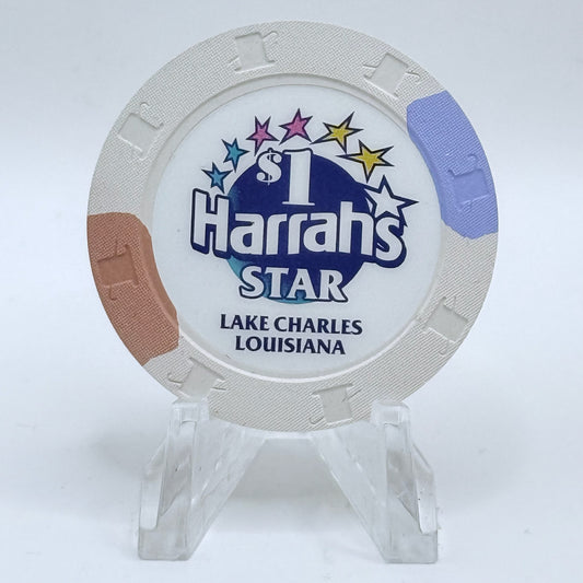 Harrah's Star Lake Charles Louisiana 2000 $1 Casino Chip