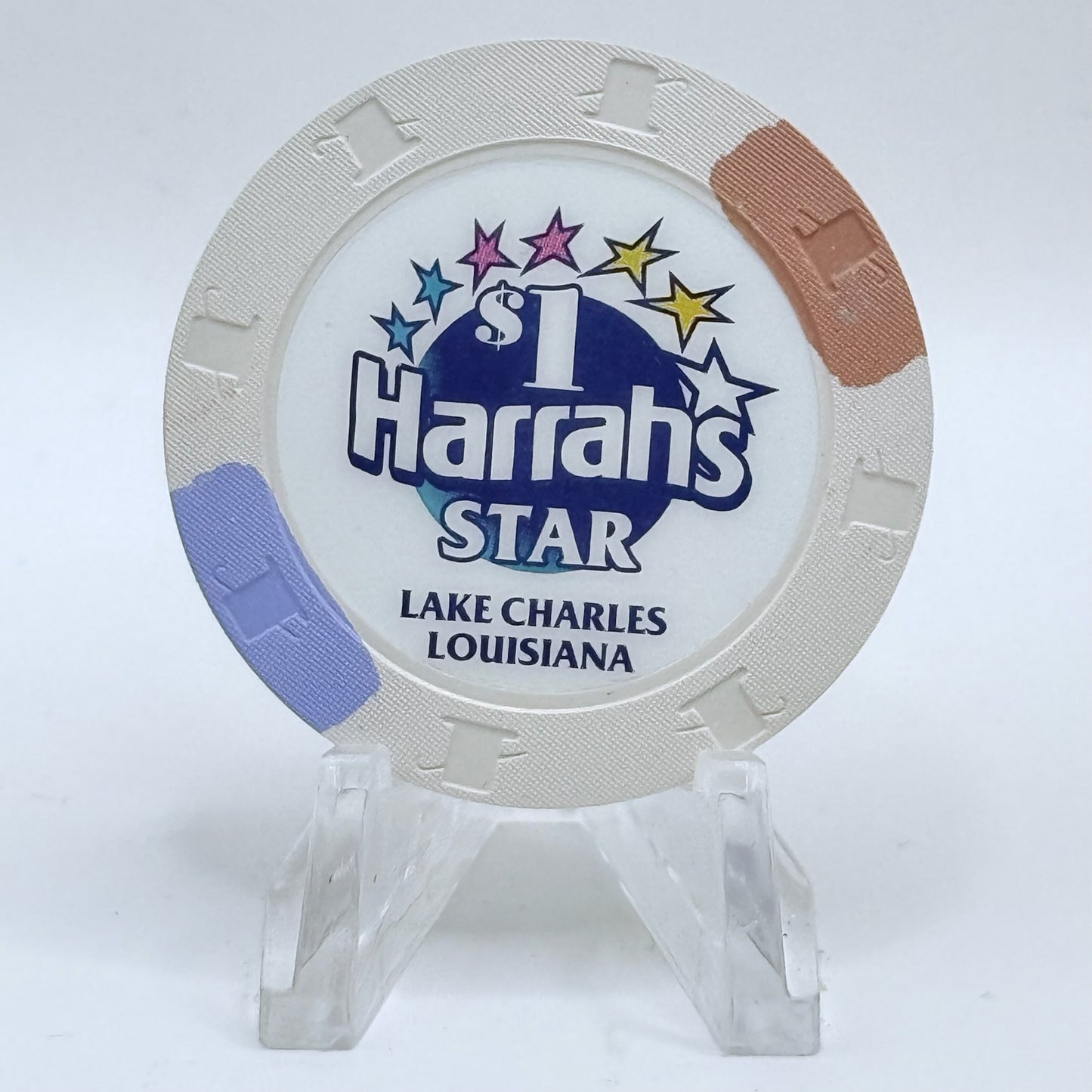 Harrah's Star Lake Charles Louisiana 2000 $1 Casino Chip