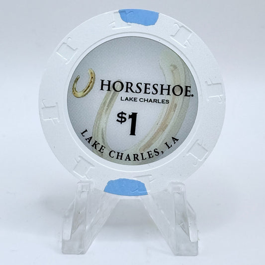 Horseshoe - Lake Charles Lake Charles Louisiana 2022 $1 Casino Chip