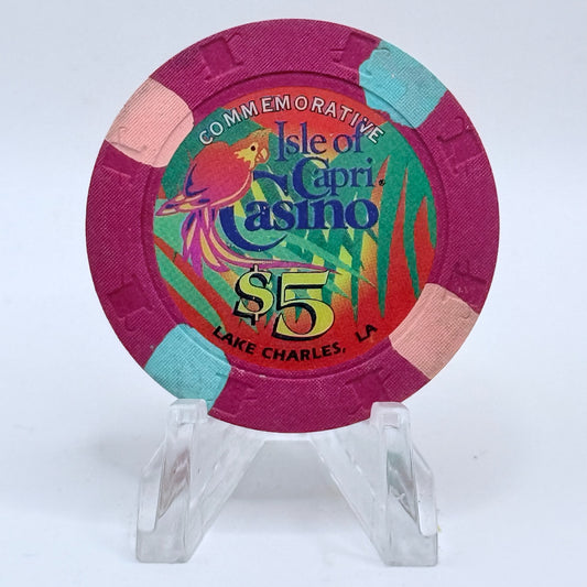 Isle of Capri - Lake Charles Lake Charles Louisiana LE $5 Casino Chip