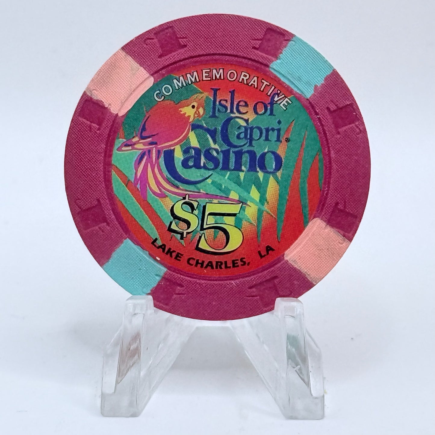 Isle of Capri - Lake Charles Lake Charles Louisiana LE $5 Casino Chip