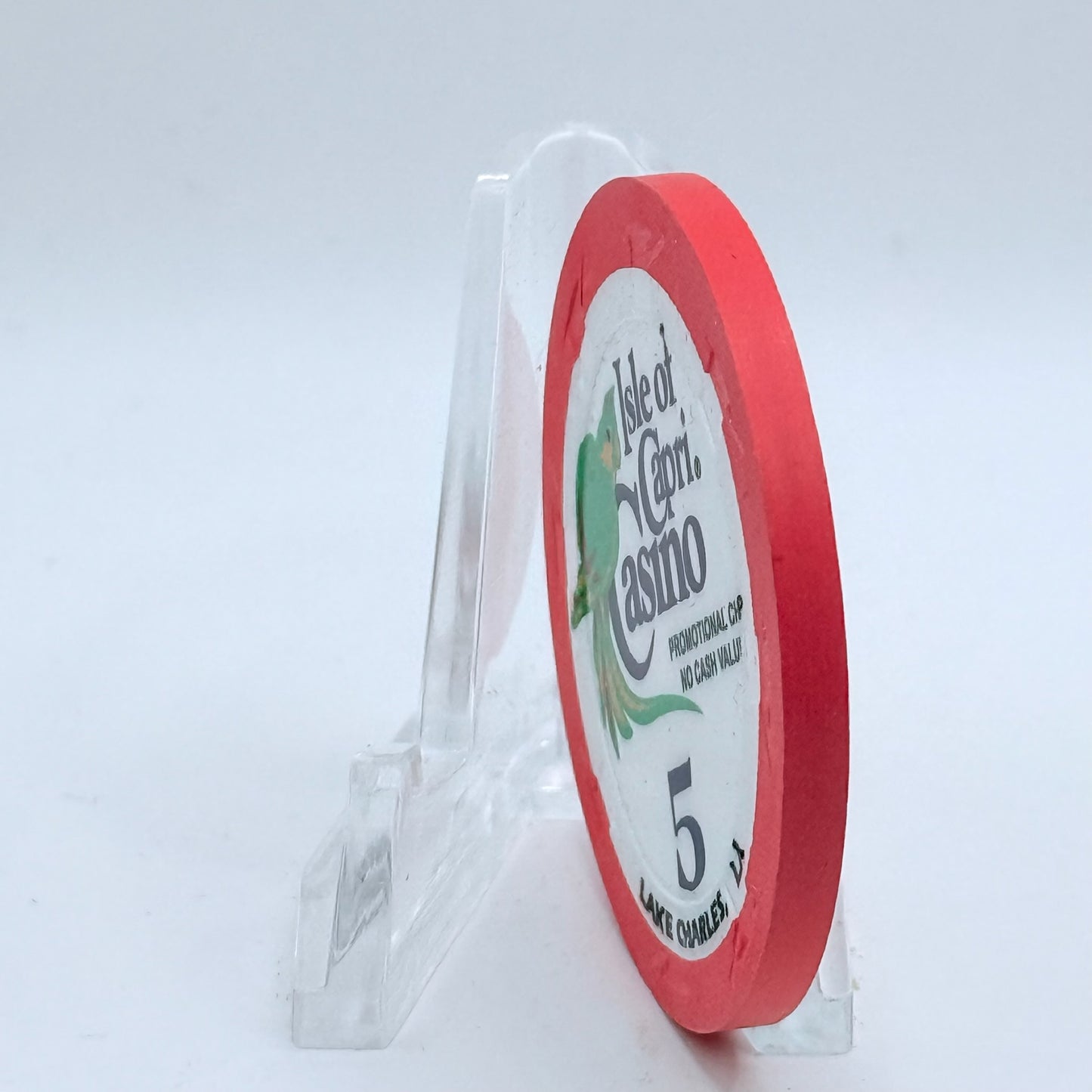 Isle of Capri - Lake Charles Lake Charles Louisiana $5 NCV Casino Chip