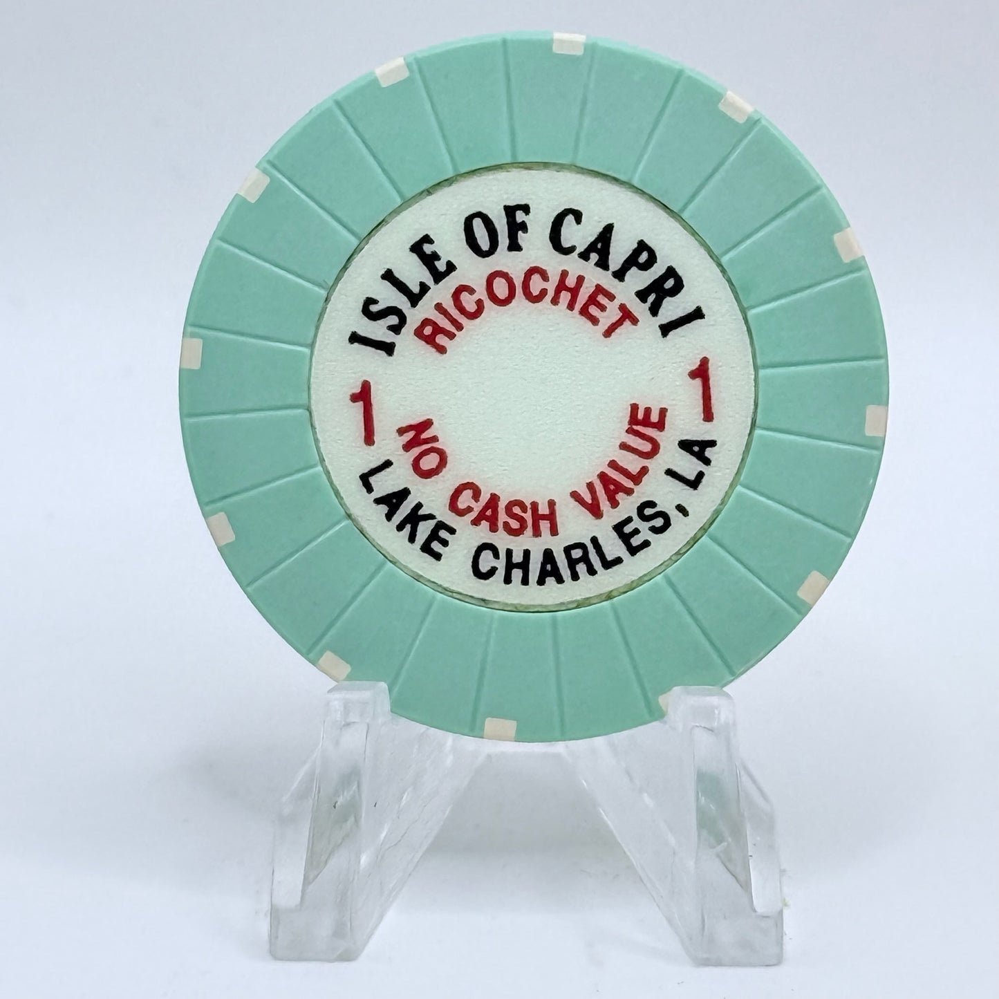 Isle of Capri - Lake Charles Lake Charles Louisiana Series 1 NCV Casino Chip
