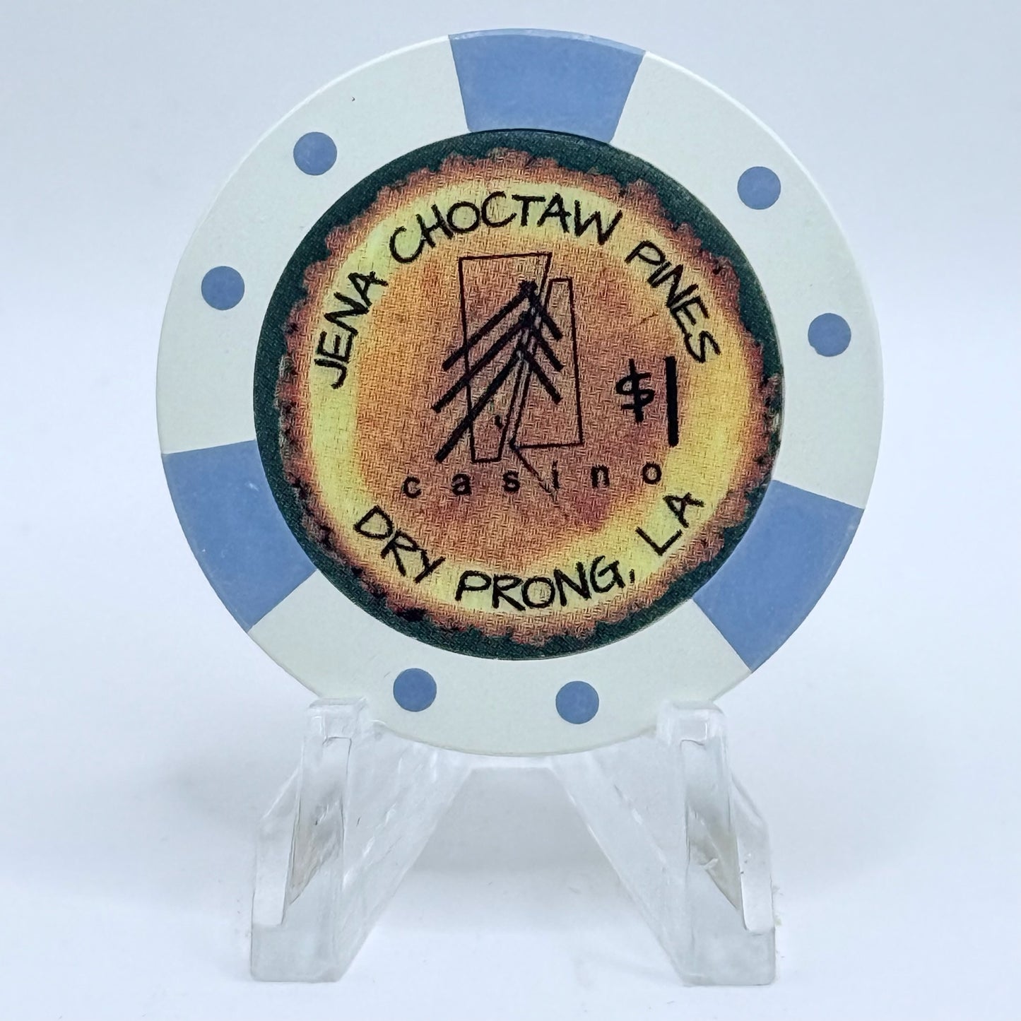 Jena Choctaw Pines Dry Prong Louisiana 2013 $1 Casino Chip