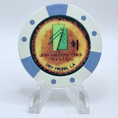 Jena Choctaw Pines Dry Prong Louisiana 2013 $1 Casino Chip