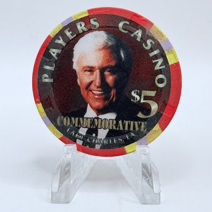 Players Island Lake Charles Louisiana 'Merv Griffin' LE $5 Casino Chip