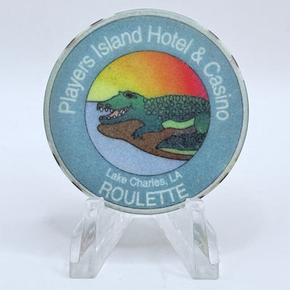 Players Island Lake Charles Louisiana Series 205 Roulette Casino Chip