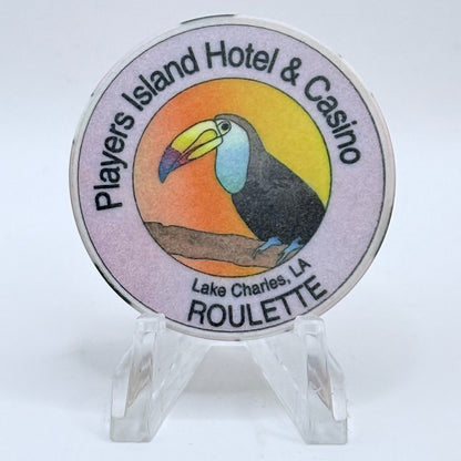 Players Island Lake Charles Louisiana Series 202 Roulette Casino Chip