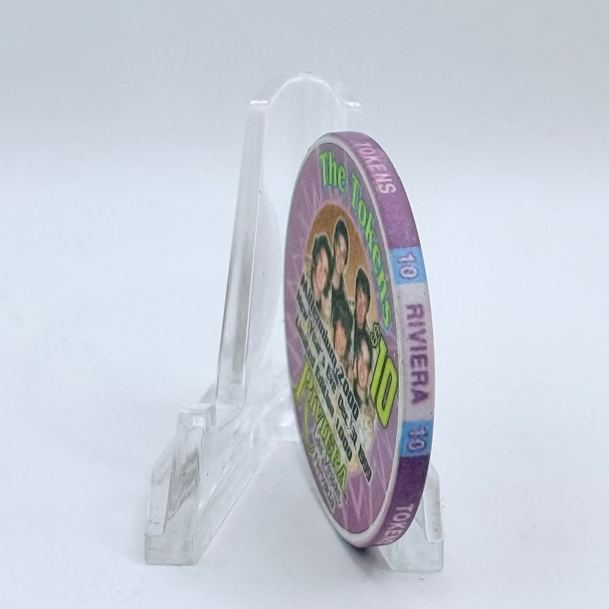 Riviera Las Vegas Nevada 1999 'Millennium the Tokens' LE $10 Casino Chip V5423
