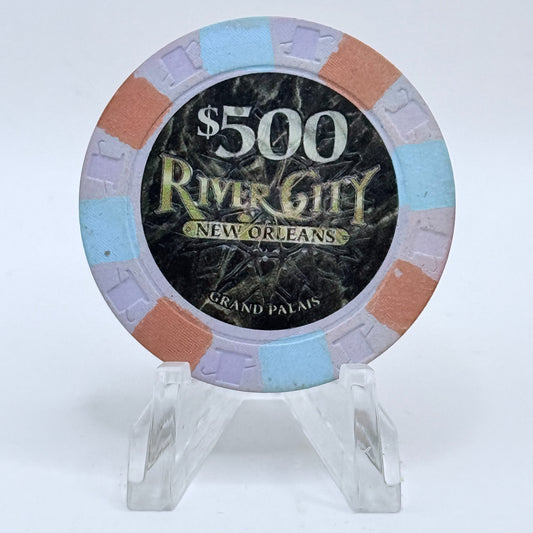 River City Grand Palais New Orleans Louisiana Series 6 $500 Casino Chip