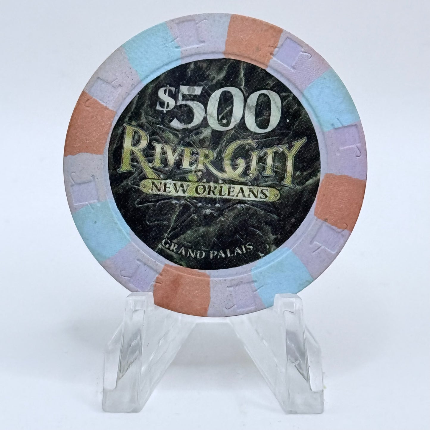 River City Grand Palais New Orleans Louisiana Series 6 $500 Casino Chip