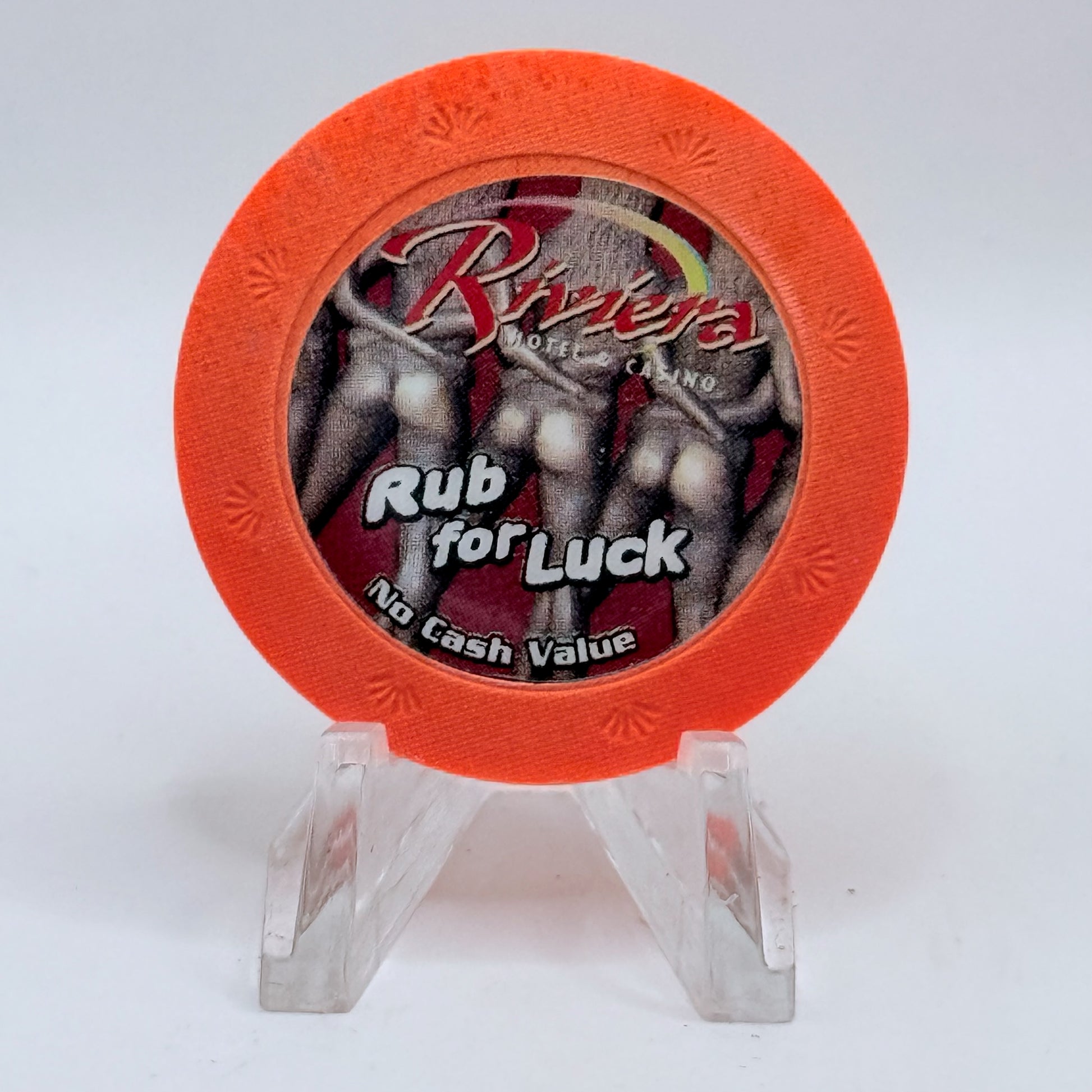 Riviera Las Vegas Nevada 2004 'Rub For Luck' NCV Casino Chip E4196