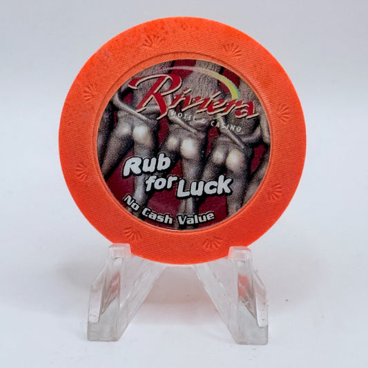 Riviera Las Vegas Nevada 2004 'Rub For Luck' NCV Casino Chip E4196