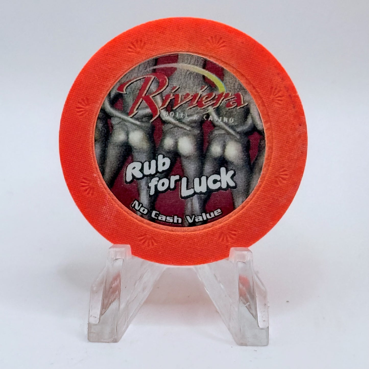 Riviera Las Vegas Nevada 2004 'Rub For Luck' NCV Casino Chip E4196