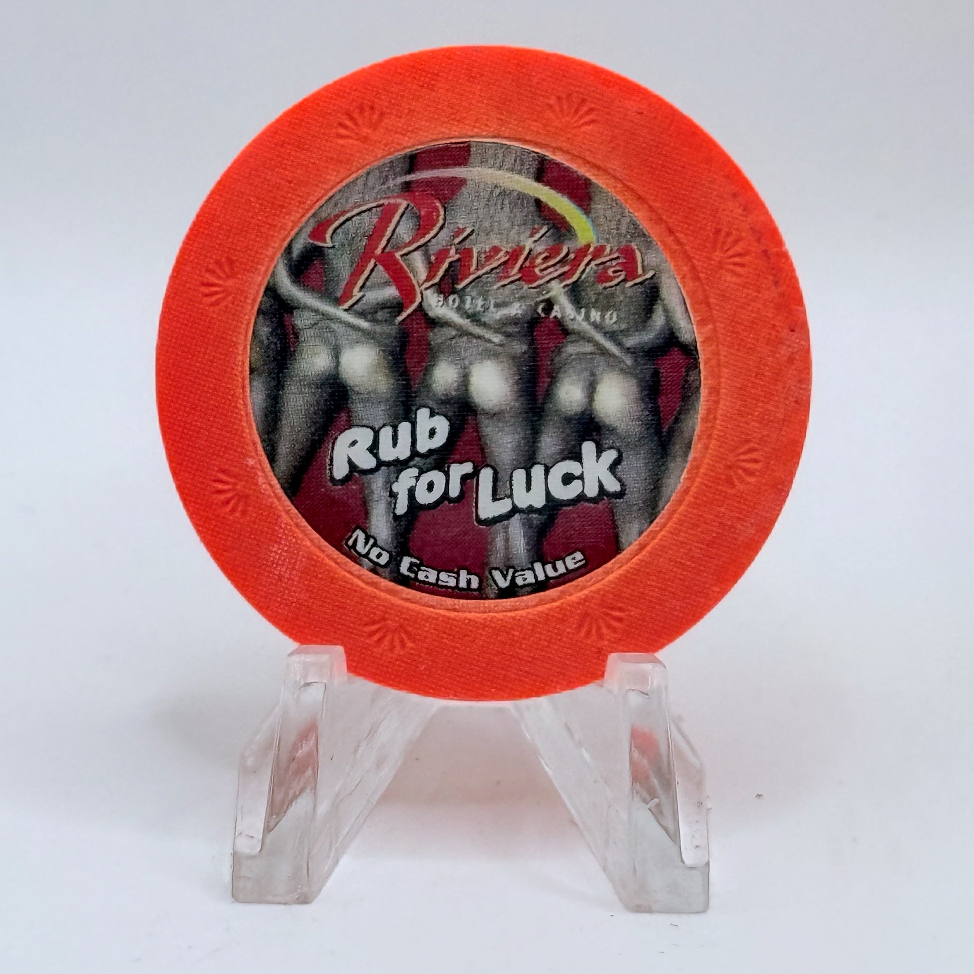 Riviera Las Vegas Nevada 2004 'Rub For Luck' NCV Casino Chip E4196