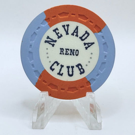 Nevada Club Reno Nevada 1954 Casino Chip N5275