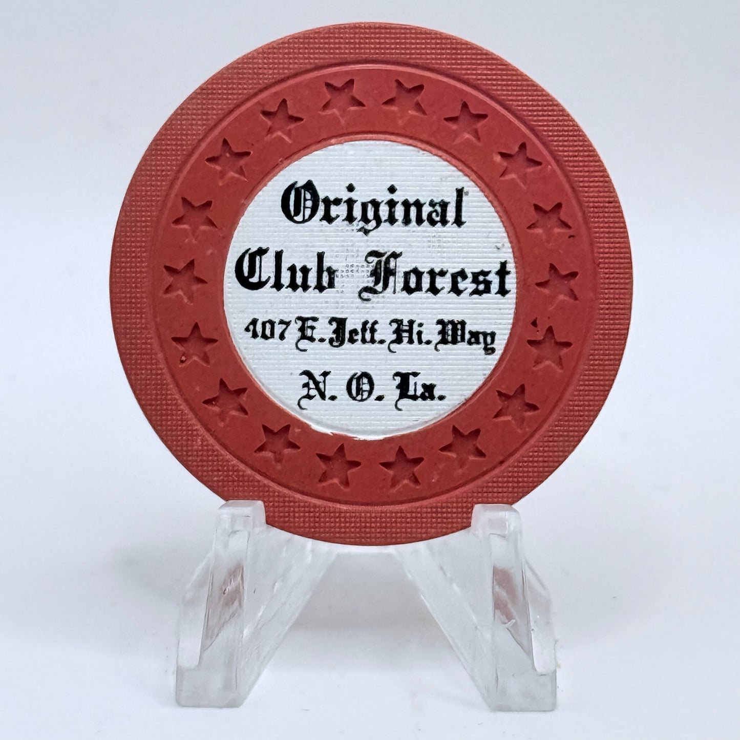 Club Forest (Original) New Orleans Louisiana Casino Chip