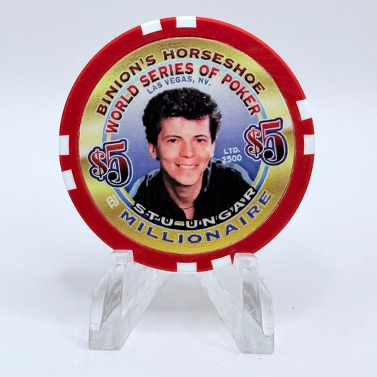 Horseshoe Club (Binion's) Las Vegas Nevada 'Stu Ungar' Series 17 LE $5 Casino Chip V9096
