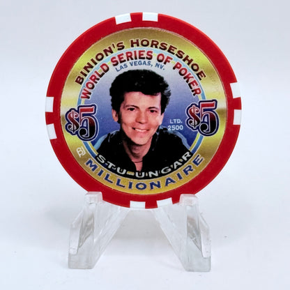 Horseshoe Club (Binion's) Las Vegas Nevada 'Stu Ungar' Series 17 LE $5 Casino Chip V9096