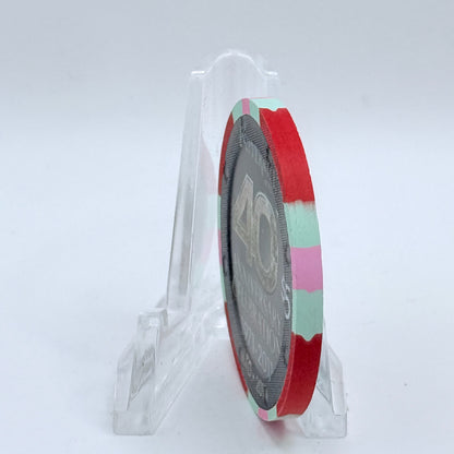 Peppermill Reno Nevada 2011 '40th Anniversary - Hot August Nights' LE $5 Casino Chip D0232