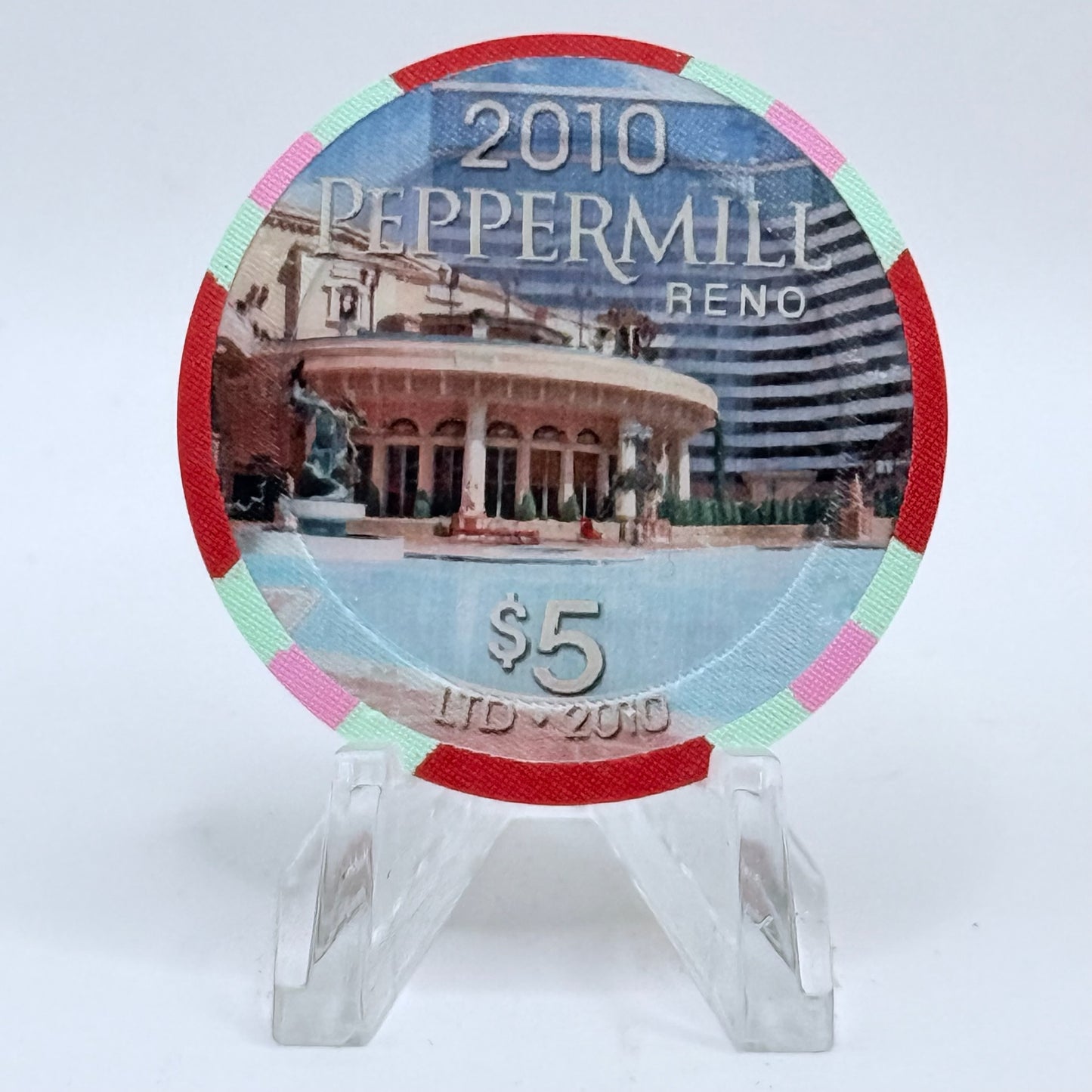 Peppermill Reno Nevada 2010 'Hot August Nights' LE $5 Casino Chip