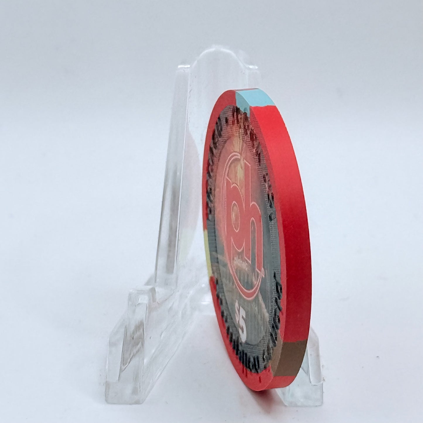 Planet Hollywood Las Vegas Nevada 2009 'New Year's' LE $5 Casino Chip E8223