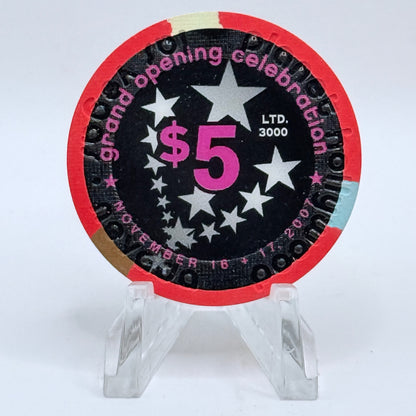 Planet Hollywood Las Vegas Nevada 2007 LE $5 Casino Chip E8222