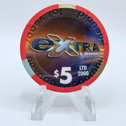 Planet Hollywood Las Vegas Nevada 2007 'Extra Lounge' LE $5 Casino Chip E8220