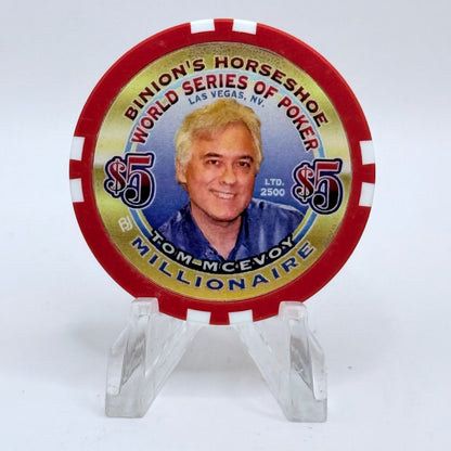 Horseshoe Club (Binion's) Las Vegas Nevada 'Tom Mcevoy' Series 17 LE $5 Casino Chip V9089